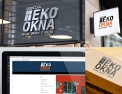 Projekt graficzny, nazwa firmy, tworzenie logo firm Nowe Logo dla firmy EKO-OKNA - kolanow