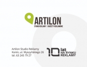 Projekt graficzny, nazwa firmy, tworzenie logo firm Logo dla firmy ARTILON - Studio Kreatywne