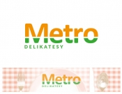 Projekt graficzny, nazwa firmy, tworzenie logo firm delikatesy metro - qlic92