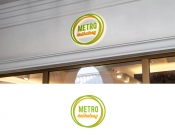 Projekt graficzny, nazwa firmy, tworzenie logo firm delikatesy metro - mooya