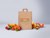 Projekt graficzny, nazwa firmy, tworzenie logo firm delikatesy metro - OsowialaSowa