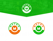 Projekt graficzny, nazwa firmy, tworzenie logo firm delikatesy metro - myConcepT
