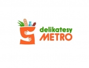Projekt graficzny, nazwa firmy, tworzenie logo firm delikatesy metro - robodigital