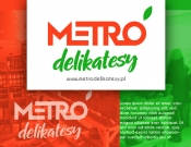 Projekt graficzny, nazwa firmy, tworzenie logo firm delikatesy metro - timur