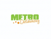 Projekt graficzny, nazwa firmy, tworzenie logo firm delikatesy metro - nemezziss
