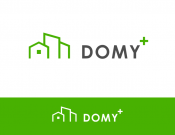 Projekt graficzny, nazwa firmy, tworzenie logo firm Logo firma budowlana DOMY+ - Aspiracja