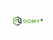Projekt graficzny, nazwa firmy, tworzenie logo firm Logo firma budowlana DOMY+ - stone
