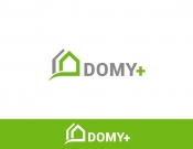 Projekt graficzny, nazwa firmy, tworzenie logo firm Logo firma budowlana DOMY+ - DiTom