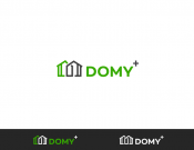 Projekt graficzny, nazwa firmy, tworzenie logo firm Logo firma budowlana DOMY+ - Butryk
