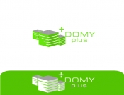 Projekt graficzny, nazwa firmy, tworzenie logo firm Logo firma budowlana DOMY+ - felipewwa