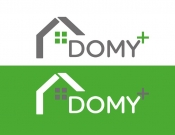Projekt graficzny, nazwa firmy, tworzenie logo firm Logo firma budowlana DOMY+ - Kamiira