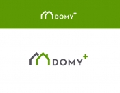 Projekt graficzny, nazwa firmy, tworzenie logo firm Logo firma budowlana DOMY+ - matuta1