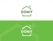 Projekt graficzny, nazwa firmy, tworzenie logo firm Logo firma budowlana DOMY+ - NoNameProject