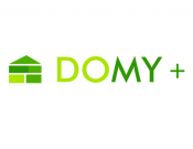 Projekt graficzny, nazwa firmy, tworzenie logo firm Logo firma budowlana DOMY+ - Aion