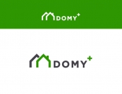 projektowanie logo oraz grafiki online Logo firma budowlana DOMY+