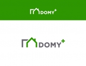 Projekt graficzny, nazwa firmy, tworzenie logo firm Logo firma budowlana DOMY+ - matuta1