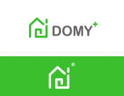 Projekt graficzny, nazwa firmy, tworzenie logo firm Logo firma budowlana DOMY+ - jngraphics