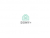 Projekt graficzny, nazwa firmy, tworzenie logo firm Logo firma budowlana DOMY+ - artoorcik
