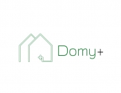 Projekt graficzny, nazwa firmy, tworzenie logo firm Logo firma budowlana DOMY+ - ezgek