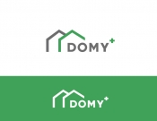Projekt graficzny, nazwa firmy, tworzenie logo firm Logo firma budowlana DOMY+ - monaliza25