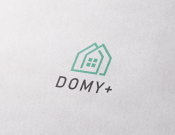 Projekt graficzny, nazwa firmy, tworzenie logo firm Logo firma budowlana DOMY+ - artoorcik