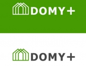 Projekt graficzny, nazwa firmy, tworzenie logo firm Logo firma budowlana DOMY+ - orchrd