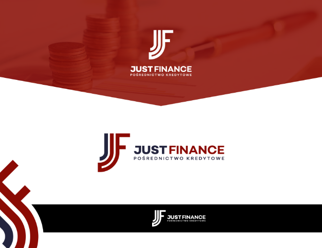 Projektowanie logo dla firm,  Logo dla firmy - Just Finance , logo firm - sooochy