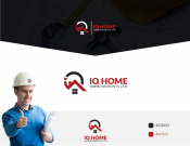 Projekt graficzny, nazwa firmy, tworzenie logo firm IQ HOME IMPROVEMENTS LTD -   LOGO  - Darksider