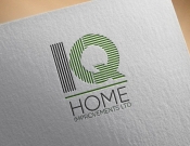 Projekt graficzny, nazwa firmy, tworzenie logo firm IQ HOME IMPROVEMENTS LTD -   LOGO  - ManyWaysKr