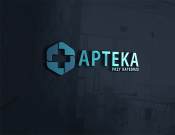 Projekt graficzny, nazwa firmy, tworzenie logo firm Logo dla apteki - Misiauka
