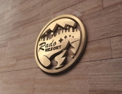 Projekt graficzny, nazwa firmy, tworzenie logo firm Logo dla resortu - ADesigne