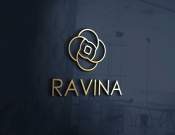 Projekt graficzny, nazwa firmy, tworzenie logo firm Logo kosmetyków naturalnych RAVINA - noon