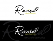 Projekt graficzny, nazwa firmy, tworzenie logo firm Logo kosmetyków naturalnych RAVINA - NoNameProject