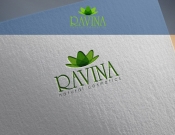 Projekt graficzny, nazwa firmy, tworzenie logo firm Logo kosmetyków naturalnych RAVINA - ManyWaysKr