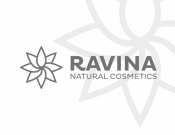 Projekt graficzny, nazwa firmy, tworzenie logo firm Logo kosmetyków naturalnych RAVINA - 4MVG