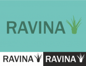 Projekt graficzny, nazwa firmy, tworzenie logo firm Logo kosmetyków naturalnych RAVINA - Mada