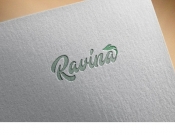 Projekt graficzny, nazwa firmy, tworzenie logo firm Logo kosmetyków naturalnych RAVINA - Katy