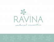 Projekt graficzny, nazwa firmy, tworzenie logo firm Logo kosmetyków naturalnych RAVINA - elene