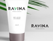 Projekt graficzny, nazwa firmy, tworzenie logo firm Logo kosmetyków naturalnych RAVINA - CKdesigner