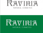 Projekt graficzny, nazwa firmy, tworzenie logo firm Logo kosmetyków naturalnych RAVINA - wlodkazik