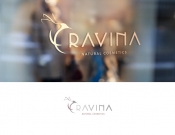 Projekt graficzny, nazwa firmy, tworzenie logo firm Logo kosmetyków naturalnych RAVINA - mooya
