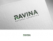 Projekt graficzny, nazwa firmy, tworzenie logo firm Logo kosmetyków naturalnych RAVINA - matuta1
