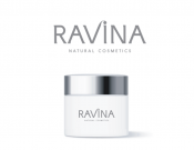 Projekt graficzny, nazwa firmy, tworzenie logo firm Logo kosmetyków naturalnych RAVINA - kruszynka