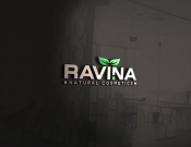 Projekt graficzny, nazwa firmy, tworzenie logo firm Logo kosmetyków naturalnych RAVINA - feim