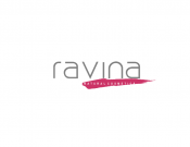 Projekt graficzny, nazwa firmy, tworzenie logo firm Logo kosmetyków naturalnych RAVINA - malarz
