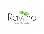 Projekt graficzny, nazwa firmy, tworzenie logo firm Logo kosmetyków naturalnych RAVINA - walwerka