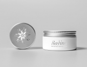 Projekt graficzny, nazwa firmy, tworzenie logo firm Logo kosmetyków naturalnych RAVINA - Timofi