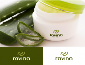 Projekt graficzny, nazwa firmy, tworzenie logo firm Logo kosmetyków naturalnych RAVINA - Rembik