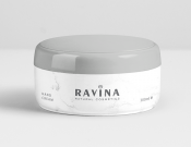 Projekt graficzny, nazwa firmy, tworzenie logo firm Logo kosmetyków naturalnych RAVINA - Aspiracja