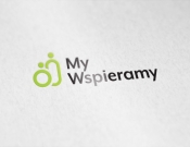 Projekt graficzny, nazwa firmy, tworzenie logo firm Logo myWspieramy.org - NoNameProject